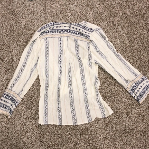 Boho wrap long sleeve top - Picture 2 of 2
